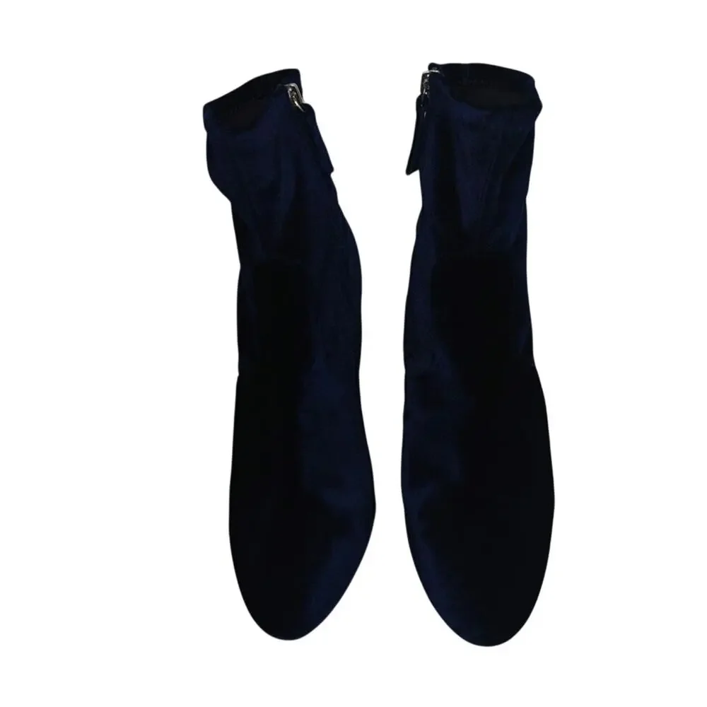 Blue Velvet Steve Madden Boots sz 9.5